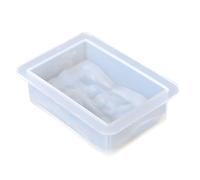 MHADBKH Grand moule carré en résine époxy pour résine époxy, cube profond en silicone, accessoire pour la préservation des fleurs et projets, C, Silicone, Pas de gemme