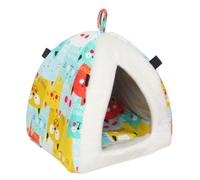 MHADBKH Hamster Lit chaud Hamac Maison pour petits animaux Cage Accessoires pour Sugar Golden Bear S/L