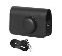 MHADBKH Housse de protection rétro pour appareil photo H35 501F - En polyuréthane - Bandoulière réglable - Couleur unie - Protection professionnelle pour appareil photo, Noir