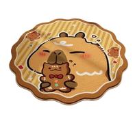 MHADBKH Joli tapis de bain doux et confortable sur le thème des dessins animés, tapis de sol pour amoureux des animaux, décoration de Noël, tapis de chambre à coucher