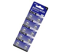 MHADBKH Lot de 10 piles bouton alcalines LR721 - Capacité 1,5 V - Remplacement AG11/D361/D362 pour divers appareils électroniques - Pour ouvre-porte de garage