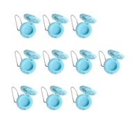 MHADBKH Lot de 10 pots à lèvres rechargeables en forme de rose et anti-fuite pour voyage