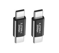 MHADBKH Lot de 2 adaptateurs rapides USB 3.1 de type C avec tête mâle femelle en option pour une connexion facile et un transfert de données rapide