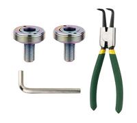MHADBKH Lot de 2 boulons de fixation pour bras de manivelle de vélo avec pince et clés à molette, vis pour porte-bagages, vis légères et faciles à installer