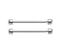 MHADBKH Lot de 2 tiges de tube à vis pour montre connectée 16 mm, 18 mm, 20 mm, 22 mm, fermoir à boucle, tube de friction, bracelet de montre connectée, fixation de lien de réparation, 22mm, Comme