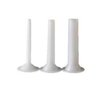 MHADBKH Lot de 3 tubes de remplissage manuel pour saucisses de qualité alimentaire avec base d'aspiration