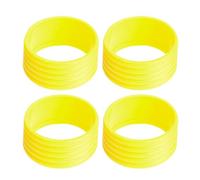 MHADBKH Lot de 4 anneaux antidérapants en silicone pour raquette de tennis absorbants