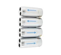 MHADBKH Lot de 4 connecteurs répartiteurs de ligne HiFi en aluminium pour câble audio HiFi