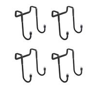 MHADBKH Lot de 4 crochets robustes en acier inoxydable pour un rangement efficace dans les petits espaces