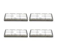 MHADBKH Lot de 4 filtres lavables pour moquettes, sols durs, robots, aspirateurs - Pièces de rechange lavables