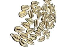 MHADBKH Lot de 50 breloques sur le thème des créatures marines - Étoile de poisson/conque/coquillage pour bracelets, boucles d'oreilles, accessoires d'artisanat - fabrication de bijoux