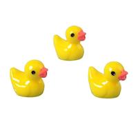 MHADBKH Lot de 50 figurines colorées en résine pour paysage, petits canards, fées, décorations de jardin, accessoires d'aménagement paysager