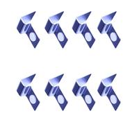 MHADBKH Lot de 8 clips de couvercle en verre sans cadre en acier inoxydable pour aquarium