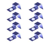 MHADBKH Lot de 8 clips de couvercle en verre sans cadre en acier inoxydable pour aquarium
