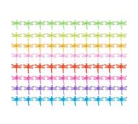 MHADBKH Lot de 80 pinces à orchidées pour plantes de jardin, libellules orchidées, plantes de jardin pour soutenir les tiges des plantes d'intérieur