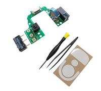 MHADBKH Module de boutons pour cartes mères supérieures, D2FC F K 50M | Module de bouton externe avec panneau de boutons à micro-interrupteur, outils et coussinet antidérapant pour kits de projet