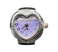 MHADBKH Montre-bracelet en forme d'anneaux, style vintage, punk, élastique, élastique, à quartz, pour femmes, hommes, hip-hop, couples, bijoux, montre tendance, One Size, Comme décrit, Comme décrit.