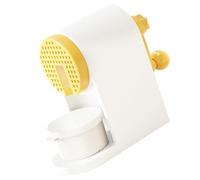 MHADBKH Moulin à glace à manivelle multifonctionnel en acier inoxydable antirouille pour économiser de l'espace pour cocktails, desserts, machine à raser portable