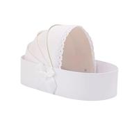 MHADBKH Panier à fleurs vide pour fête prénatale - Boîte cadeau en forme de berceau pour fête prénatale, arrangement floral de mariage