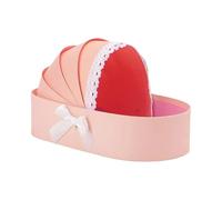 MHADBKH Panier à fleurs vide pour fête prénatale - Boîte cadeau en forme de berceau pour fête prénatale, arrangement floral de mariage