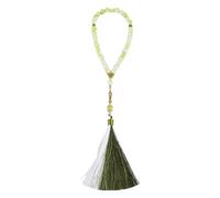 MHADBKH Perles de prière musulmanes traditionnelles avec des pompons colorés modernes pour une utilisation spirituelle et tendance, Verre, Pas de gemme