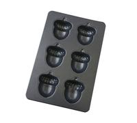 MHADBKH Plaque de cuisson robuste en acier au carbone à 6 cavités avec revêtement anti-adhésif pour une répartition homogène de la chaleur et des desserts de fête Plateau japonais épais en acier au