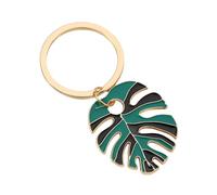 MHADBKH Porte-clés avec pendentif en forme de feuille en résine colorée pour les amateurs de nature et les amateurs de mode, Résine, Pas de gemme