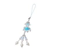 MHADBKH Porte-clés porte-bonheur pour téléphone en forme de poisson phosphorescent pour événements nocturnes, as described, Acrylique