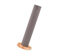 MHADBKH Présentoir à cheveux polyvalent avec base ronde en bois - Élégant support cylindrique pour accessoires de cheveux