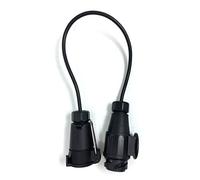 MHADBKH Prise 7 broches vers 13 broches pour remorque, camion, remorquage électrique 12 V pour kit de testeur de connecteur de câblage de voiture