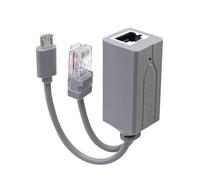 MHADBKH Répartiteur actif USB IEEE802.3af convertit l'alimentation 48 V en 5 V USB avec port RJ45 pour caméras IPCameras Plug & Play Power over Ethernet Adaptateur