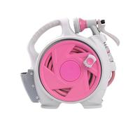 MHADBKH Rouleau de tuyau rétractable robuste avec substance en PVC solide pour un entretien constant du jardin Poignée ergonomique antidérapante