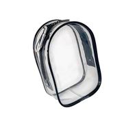 MHADBKH Sac de rangement anti-poussière à suspendre pour jouets en peluche en coton transparent en PVC avec crochet - Design polyvalent à suspendre, Noir , One Size