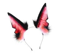 MHADBKH Serre-tête en peluche avec oreilles en fausse fourrure pour cosplay, fête, déguisement, accessoire d'animation d'événement