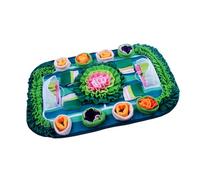 MHADBKH Tapis à renifler pour chien pour soulager les problèmes mentaux et l'ennui avec motif terrain de football pour une alimentation lente