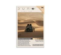 MHAIO Poster de film Dune Part Two - Impression sur toile - Décoration murale moderne pour chambre à coucher - 30 x 45 cm