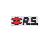 MhaRt yzw6688 Autocollant de Voiture en métal GT RS Sport Badge emblème Compatible avec Logan Clio Megane Kangoo 1 2 3 4 Captur Espace Twingo Duster Kadjar (Color : Q)