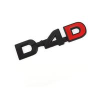 MhaRt yzw6688 D4D D-4D Logo Autocollant de Voiture Emblème Badge Autocollant Compatible avec Corolla RAV4 Camry Crown Prius REIZ VIOS Highlander Prado Corolla Tundra (Color : Black D-4D)