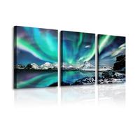 MHARTK66 Tableau Decoration Murale Salon Montagne Paysage 50x70 cm | panorama naturel, impression hd sur toile, facile à accrocher, montage rapide, polyvalent dans divers espaces, idée cadeau