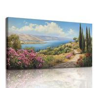 MHARTK66 Tableau Decoration Murale Salon Montagne Paysage 75x150 cm | impression hd détaillée, facile à accrocher, installation rapide, utilisable dans plusieurs pièces, un bon choix de cadeau
