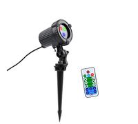 MHAZDZE Lumières de Noël extérieures, lumières de projection dynamiques rouges, vertes et bleues, utilisées pour les de Noël, les décorations de jardin et les décorations de vacances.