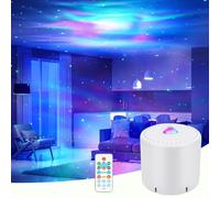 MHAZDZE Projecteur Ciel Etoile, Projecteur Galaxie avec télécommande, Projection de Veilleuse à vitesse et Luminosité réglables pour Décoration des Chambres,Enfants,adultes