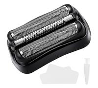 MHDUYEG 21B Compatible Tête Rasoir Braun Serie 3, Pièce Rechange Pour Braun Series 3, 21B Compatible avec les rasoirs Series 3, Têtes Rasage Compatible Braun 21B, Apportez Brosse et un Chiffon