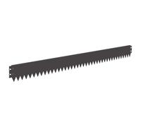 Mhdvray 20x Bordures de Jardin en Acier Noir 103 x 10 cm | Contours flexibles pour parterre de fleurs, potager et allée extérieure. Assemblage rapide pour délimitation nette.