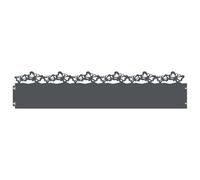 Mhdvray 30x Bordure de Jardin en Acier Anthracite 103x22 cm | Séparation nette pour parterre et allée de terrasse. Structure métallique robuste facilitant l'entretien des espaces.