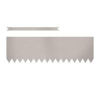 Mhdvray 30x Bordure de Pelouse Acier Patiné Rouillé 100x30 cm | Séparation nette pour jardin et terrasse en acier patiné rouillé, installation stable à deux personnes avec un marteau.
