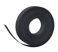 Mhdvray Bordure de Jardin Flexible 4 Pcs Noir 10m x 10cm en Polyéthylène | Délimitation nette pour parterres de fleurs, pelouses et allées. Matériau souple facilitant la création de formes variées.