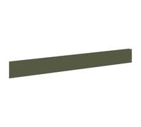 Mhdvray Bordure de Pelouse en Acier Vert Olive 100x12 cm 10 Pcs | Bordure flexible idéale pour délimiter les allées de jardin, massifs de fleurs et parterres extérieurs avec élégance.