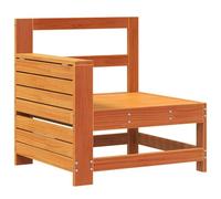 Mhdvray Canapé de Jardin en Bois de Pin Massif avec Table Pliante Marron | Mobilier d'extérieur en pin massif avec tablette pliable pratique, idéal pour aménager votre terrasse ou patio.