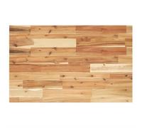 Mhdvray Dessus de Meuble de Salle de Bain en Bois d'Acacia Massif - Plan de Travail Rectangulaire 60x50x2 cm avec Finition à l'huile pour Vasque de Lavabo et Salle de Bain Style Rustique